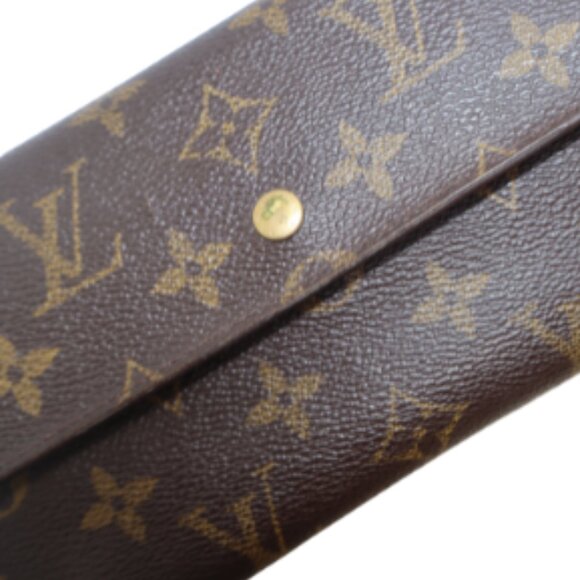 Louis Vuitton Monogram Sarah Wallet Canvas Long Wallet - Picture 2 of 2